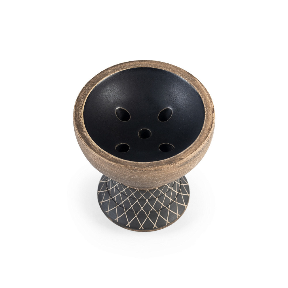 Bowl / Head Alpha Hookah - Turk Design (Black Matte)