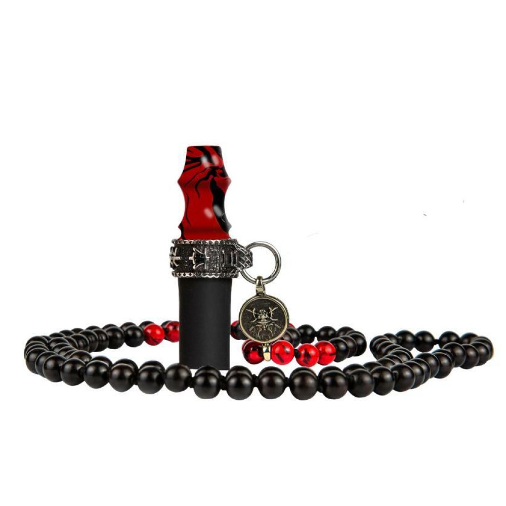Personal Mouthpiece - Samurai Beads (Red)
