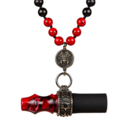 Personal Mouthpiece - Samurai Beads (Red)