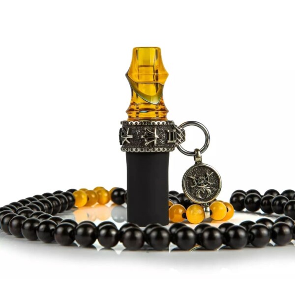 Personal Mouthpiece - Samurai Beads (Yellow)