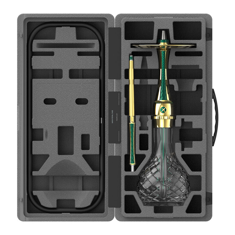 Hookah Maxx - Royal Version 2 (Emerald Gold) Hookah Maxx - Royal Version 2 (Emerald Gold)