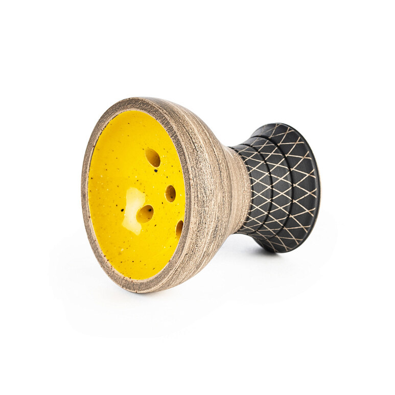Shisha Bowl / Head Alpha Hookah - Turk Design (Mustard) Shisha Bowl / Head Alpha Hookah - Turk Design (Mustard)