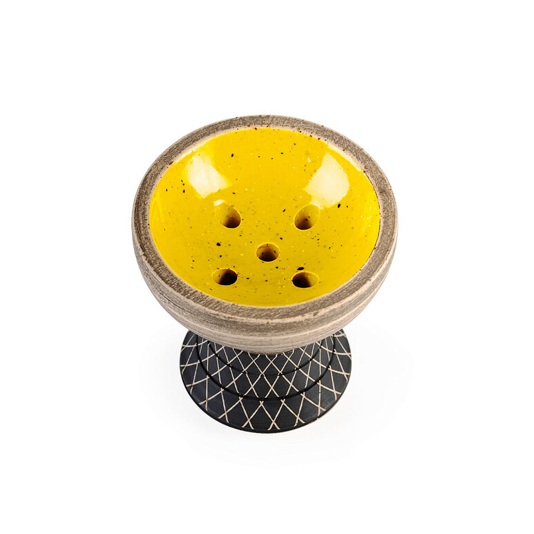 Shisha Bowl / Head Alpha Hookah - Turk Design (Mustard) Shisha Bowl / Head Alpha Hookah - Turk Design (Mustard)