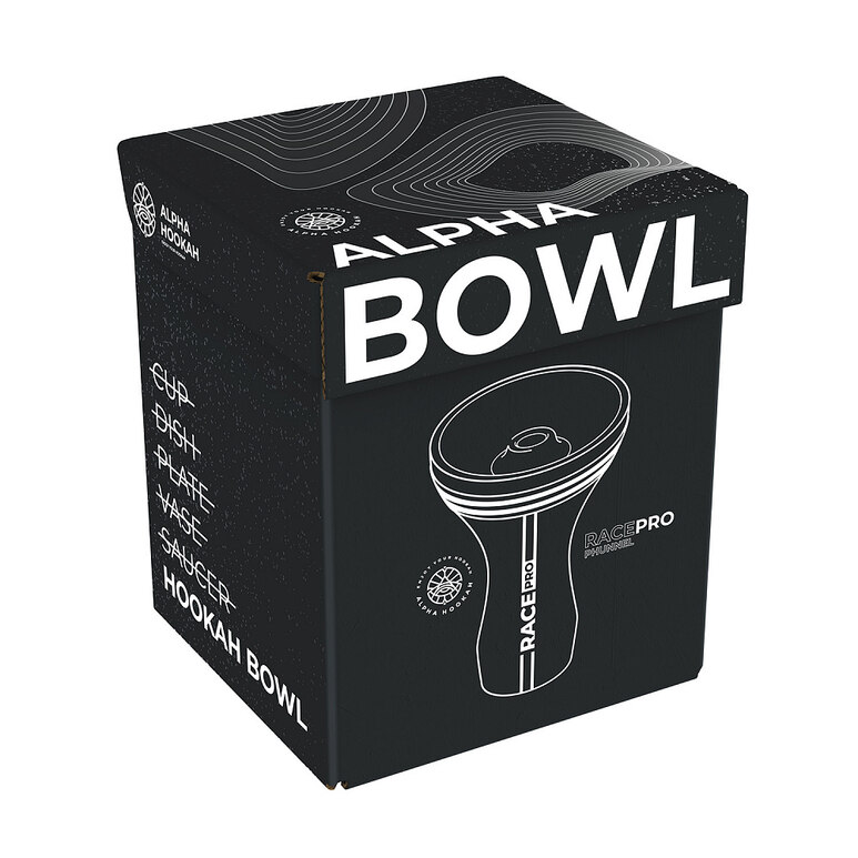 Bowl / Head Alpha Hookah - Race Phunnel PRO (Black Matte) Bowl / Head Alpha Hookah - Race Phunnel PRO (Black Matte)