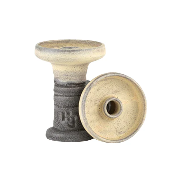 Bowl / Head HookahJohn - Harmony Sand-E (Gray & Light Yellow) Bowl / Head HookahJohn - Harmony Sand-E (Gray & Light Yellow)