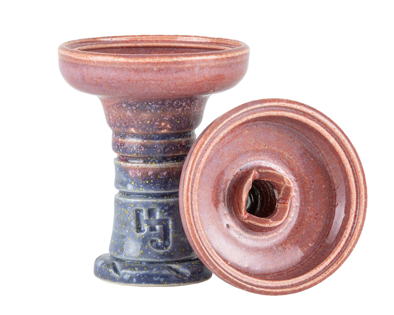 Bowl / Head HookahJohn - Ferris Splotched Berries (Dark Blue bottom & Pink top) Bowl / Head HookahJohn - Ferris Splotched Berries (Dark Blue bottom & Pink top)