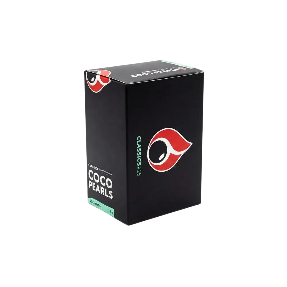 Charcoal Charcoal Coco Pearl 25mm - 1kg Charcoal Charcoal Coco Pearl 25mm - 1kg