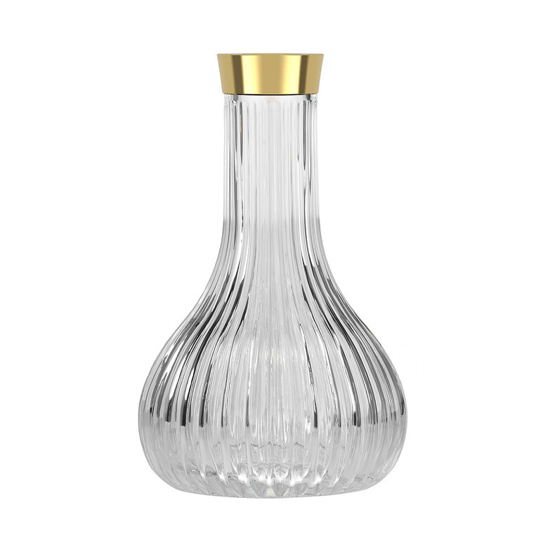 Flask Alpha Hookah - Drop (Transparent Gold Adapter) Flask Alpha Hookah - Drop (Transparent Gold Adapter)