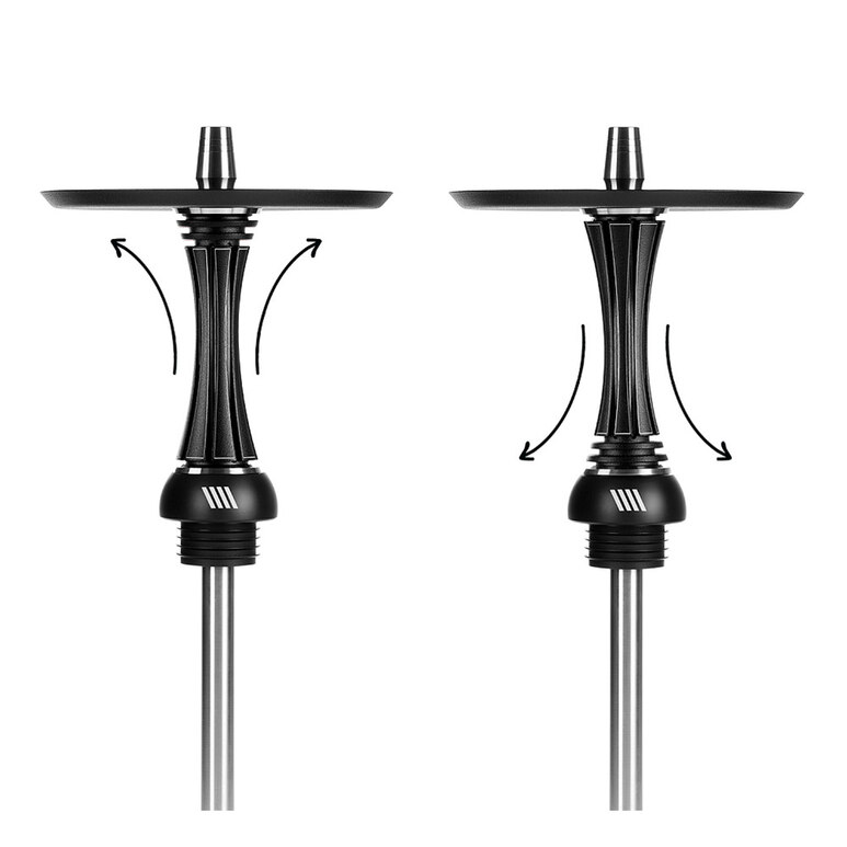 Hookah Alpha Hookah Model X Reverse (Black Matte) Hookah Alpha Hookah Model X Reverse (Black Matte)
