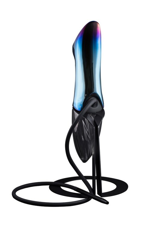 Hookah Anima BLUE, Black table stand Hookah Anima BLUE, Black table stand