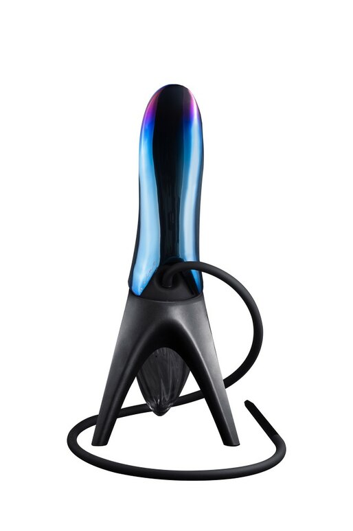 Hookah Anima BLUE, Black table stand Hookah Anima BLUE, Black table stand