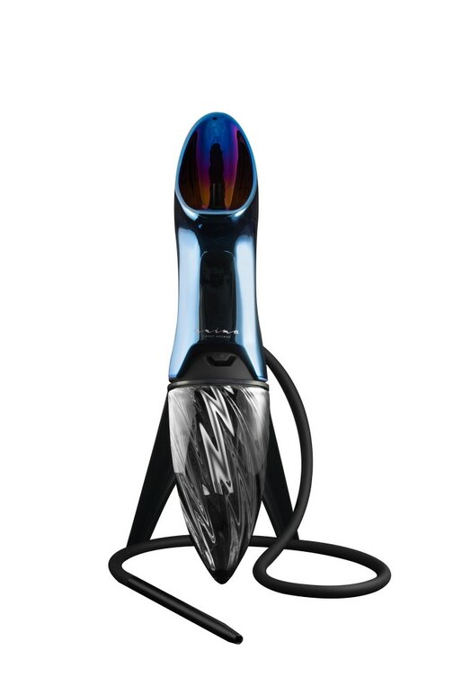 Hookah Anima BLUE, Black table stand Hookah Anima BLUE, Black table stand