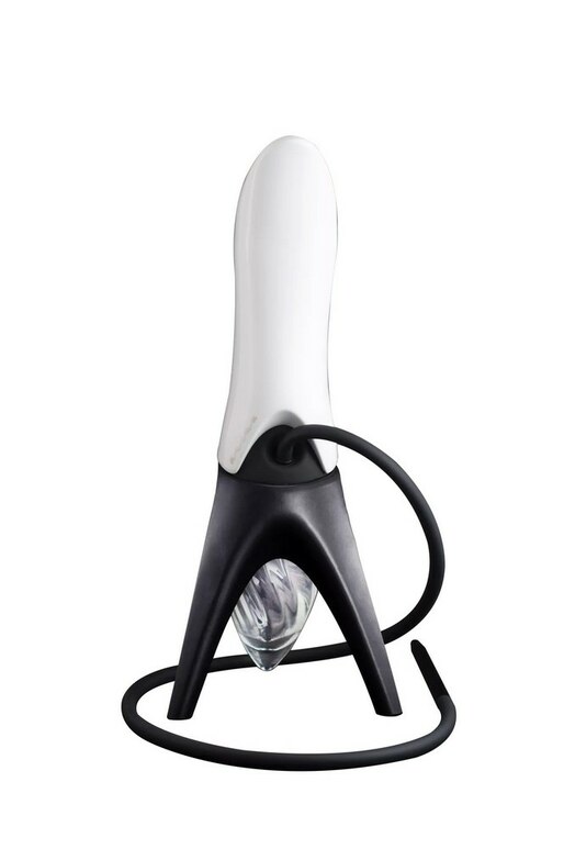 Hookah Anima WHITE, Black table stand Hookah Anima WHITE, Black table stand