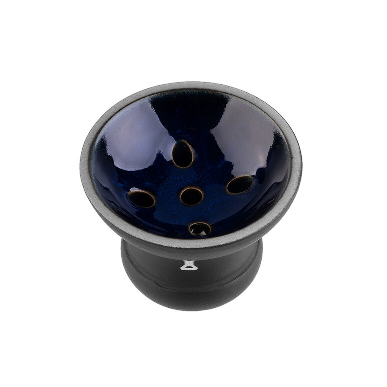 Bowl / Head Alpha Hookah - Doll (Black&Blue) Bowl / Head Alpha Hookah - Doll (Black&Blue)