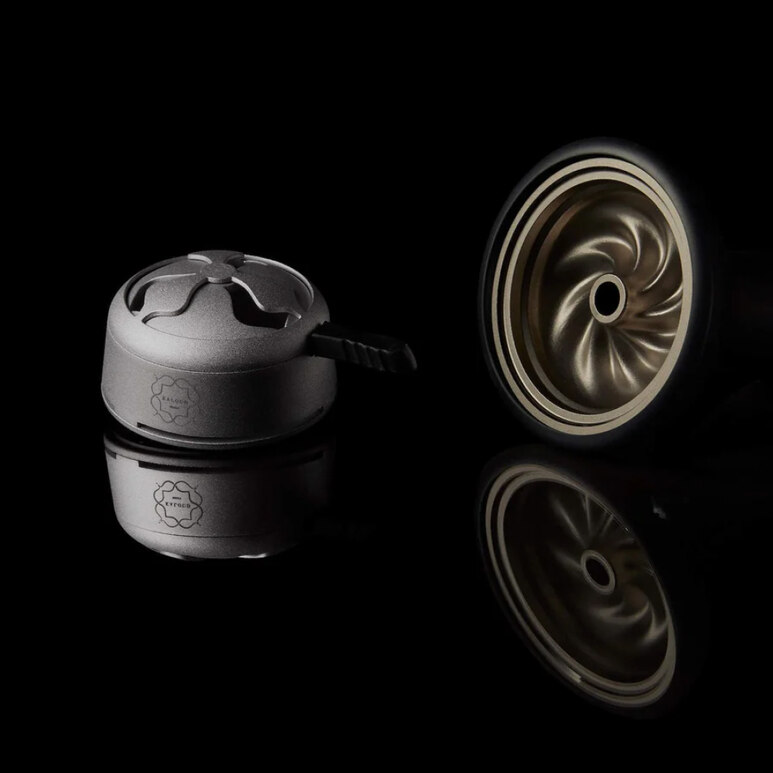 Bowl / Head Kaloud - Krysalis Edition Samsaris Nubis (Black SI, Grey AL, for v.1 and v.1+) KKSNU01-L1 Bowl / Head Kaloud - Krysalis Edition Samsaris Nubis (Black SI, Grey AL, for v.1 and v.1+) KKSNU01-L1