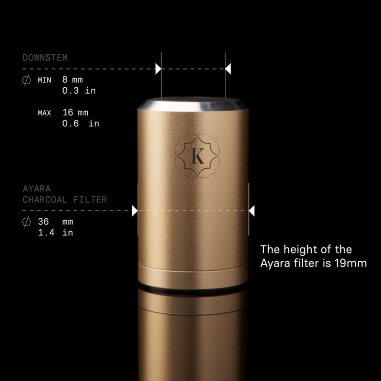 Filter Pod Kaloud - Ayara Adaptor (Large, Gold) KAYFHAAU-L-01 Filter Pod Kaloud - Ayara Adaptor (Large, Gold) KAYFHAAU-L-01