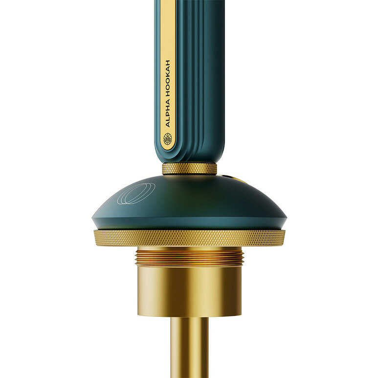 Hookah Alpha Hookah - Echo Gold (Emerald Green) Hookah Alpha Hookah - Echo Gold (Emerald Green)