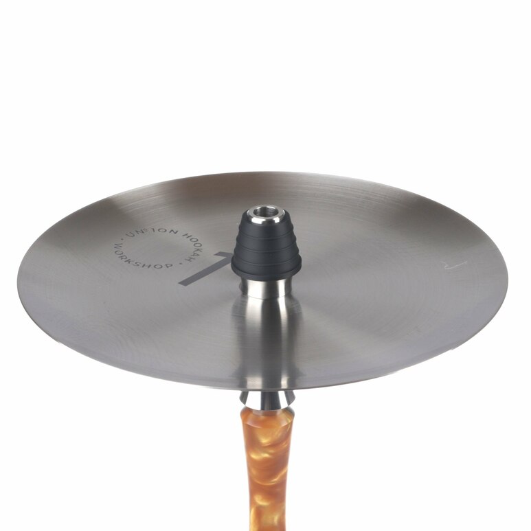 Russian Hookah Union - Fibonacci Hybrid Black/Gold Russian Hookah Union - Fibonacci Hybrid Black/Gold