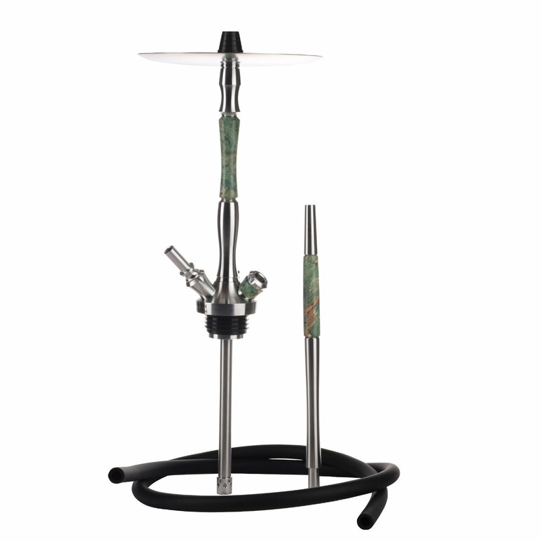 Russian Hookah Union - Fibonacci Stabilized Wood Green Russian Hookah Union - Fibonacci Stabilized Wood Green