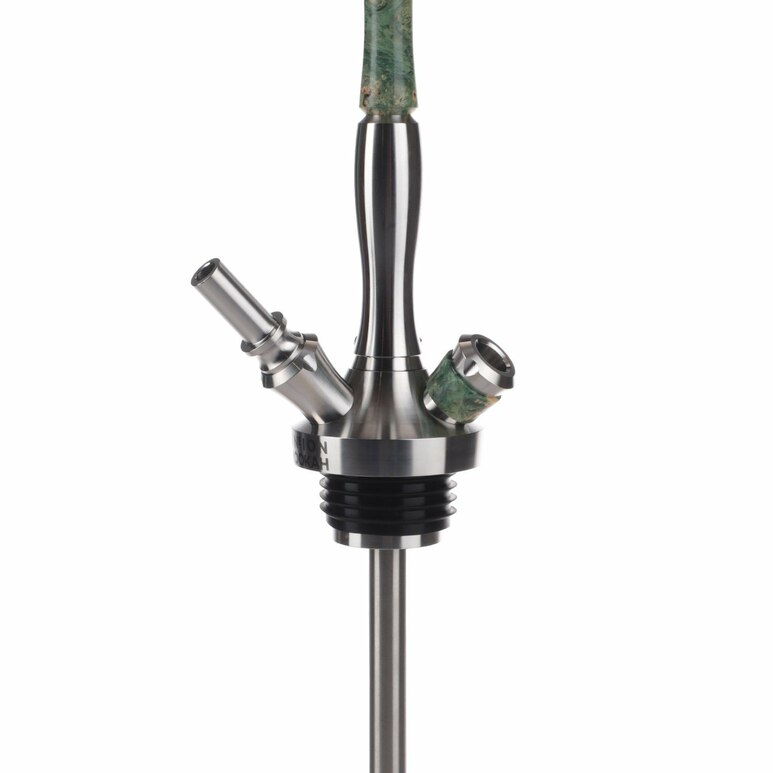 Russian Hookah Union - Fibonacci Stabilized Wood Green Russian Hookah Union - Fibonacci Stabilized Wood Green