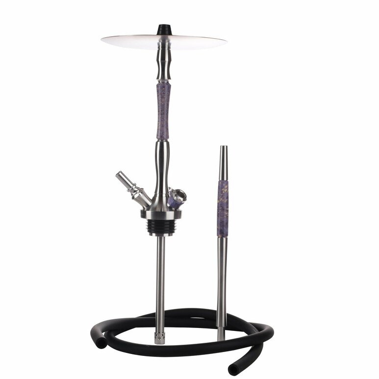 Russian Hookah Union - Fibonacci Stabilized Wood Purple Russian Hookah Union - Fibonacci Stabilized Wood Purple