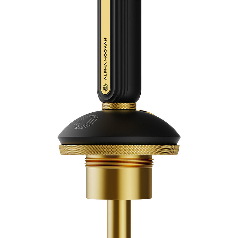 Hookah Alpha Hookah - Echo Gold (Noir) Hookah Alpha Hookah - Echo Gold (Noir)