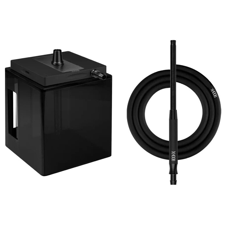 Hookah Hoob - Atom (Black / Black components / Black Flask) Hookah Hoob - Atom (Black / Black components / Black Flask)
