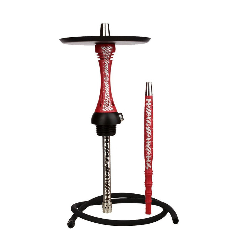 Alpha Hookah Model X Artist Collection Red Matte Alpha Hookah Model X Artist Collection Red Matte