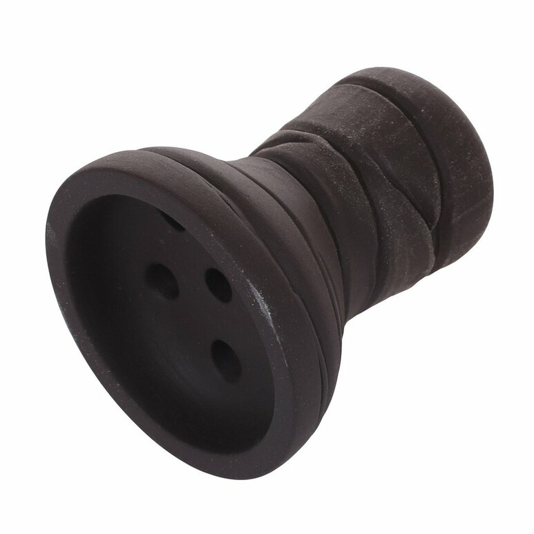 Shisha Bowl / Head Kong Turkish Boy Black Shisha Bowl / Head Kong Turkish Boy Black