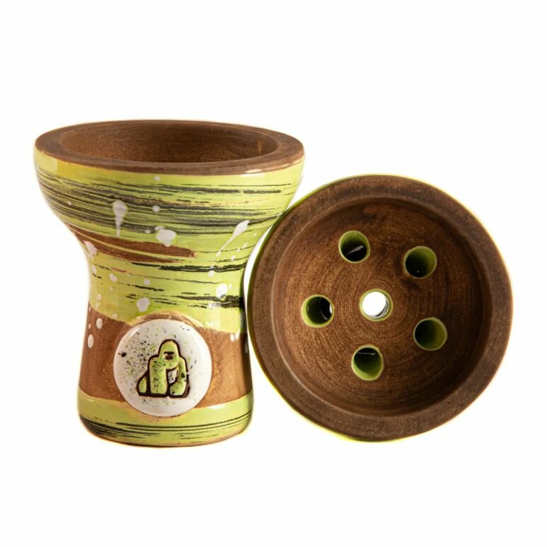 Shisha Bowl / Head Kong Turkish Boy Space Green Shisha Bowl / Head Kong Turkish Boy Space Green