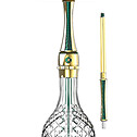 Hookah Maxx - Royal Version 2 (Emerald Gold) Hookah Maxx - Royal Version 2 (Emerald Gold)