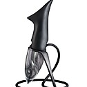 Hookah Anima CRYSTAL BLACK, Black table stand Hookah Anima CRYSTAL BLACK, Black table stand