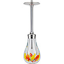 Hookah Desvall Classic 5 Titanium - Bubbles Yellow Orange Hookah Desvall Classic 5 Titanium - Bubbles Yellow Orange