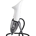 Hookah Anima WHITE, Black table stand Hookah Anima WHITE, Black table stand