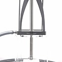 Hookah Hoob - Futurist Flex (Gray / SS components / Transparent Flask) Hookah Hoob - Futurist Flex (Gray / SS components / Transparent Flask)