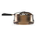 Shisha Heat Management System Zeppelin Titanium Bronze Matte Shisha Heat Management System Zeppelin Titanium Bronze Matte