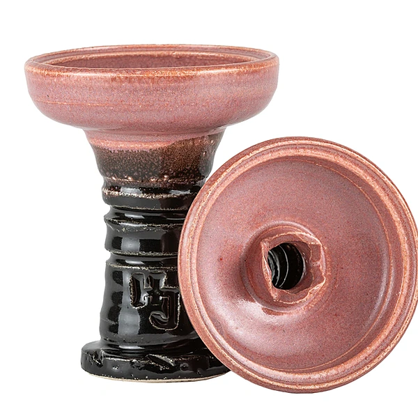 Bowl / Head HookahJohn - Ferris Obsidian Flush (Black bottom & Pink top) Bowl / Head HookahJohn - Ferris Obsidian Flush (Black bottom & Pink top)