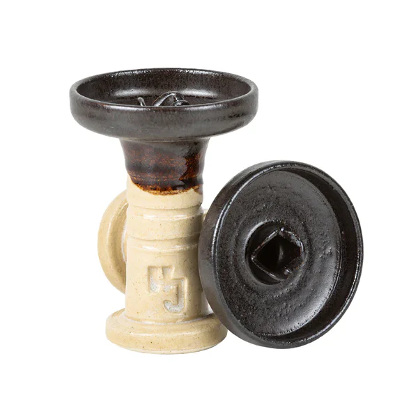 Bowl / Head HookahJohn - Shtrimony Vanilla Silk (Cream & Light Brown & Black) Bowl / Head HookahJohn - Shtrimony Vanilla Silk (Cream & Light Brown & Black)