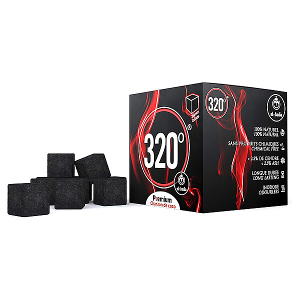 Charcoal Premium Coconut 320 26mm - 1kg Charcoal Premium Coconut 320 26mm - 1kg