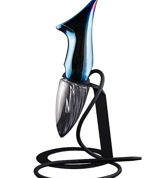 Hookah Anima BLUE, Black table stand Hookah Anima BLUE, Black table stand