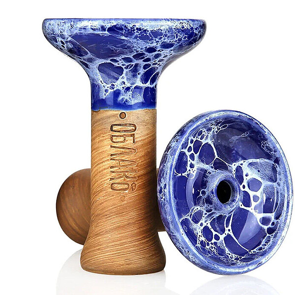 Bowl Oblako - Glaze Phunnel M (Blue & White Marble) Bowl Oblako - Glaze Phunnel M (Blue & White Marble)