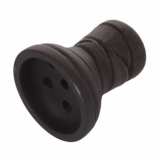 Shisha Bowl / Head Kong Turkish Boy Black Shisha Bowl / Head Kong Turkish Boy Black