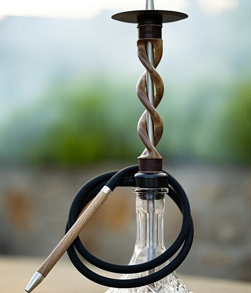 Hookah Snake Shisha Double Spiral Purple Walnut Hookah Snake Shisha Double Spiral Purple Walnut