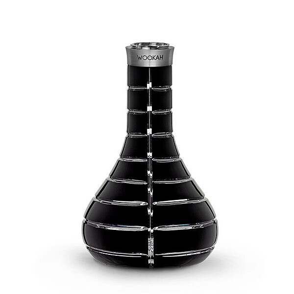 Hookah Wookah Flask Mastercut Striped Black Hookah Wookah Flask Mastercut Striped Black