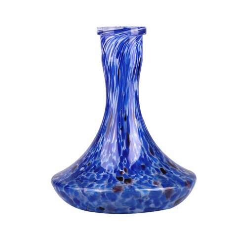 Shisha Flask Kite (White and Darkblue Crumb)