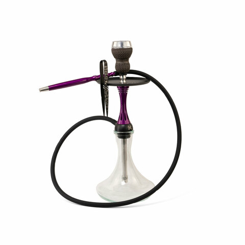 Russian Hookah Set - Alpha Hookah Model X Purple