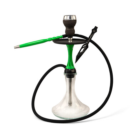 Russian Hookah Set - Alpha Hookah Model X Green Fluor