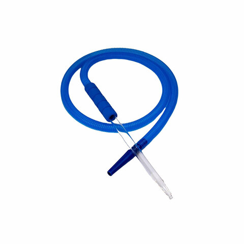 Shisha Hose / Pipe Disposable Glass with Foam - Blue