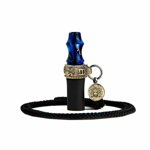 Shisha Personal Mouthpiece - Samurai Cord (Blue)