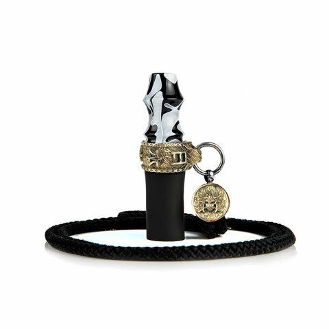 Shisha Personal Mouthpiece - Samurai Cord (White)